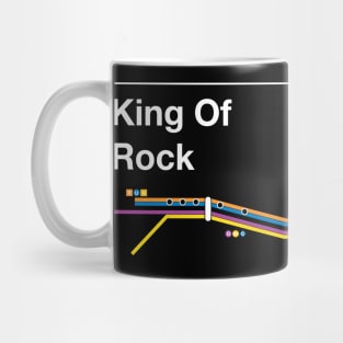 King of Rock Subway Map Mug